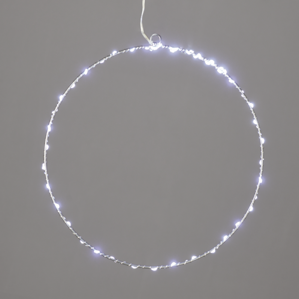 ^ D50CM SILVER ROUND 65 ΜΙΝΙ LED ΛΑΜ, CW, ΑΣΗΜΙ ΚΑΛΩΔ. ΧΑΛΚΟΥ,ΑΝΤΑΠΤ.(3VDC),IP44, 3M ΔΙΑΦ ΚΑΛ  -X066524227